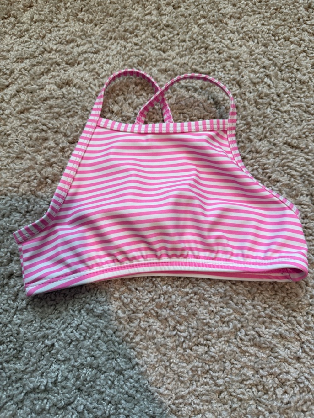 Carter's Navy Rash Guard Set with Pink Flamingos & Green Leaves - Picture 9 of 10